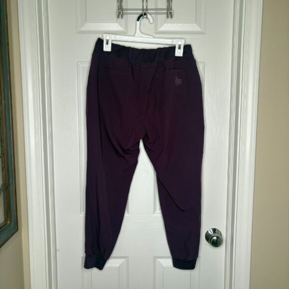 HeartSoul - Medium Petite Scrub Pants Eggplant - Picture 3 of 4